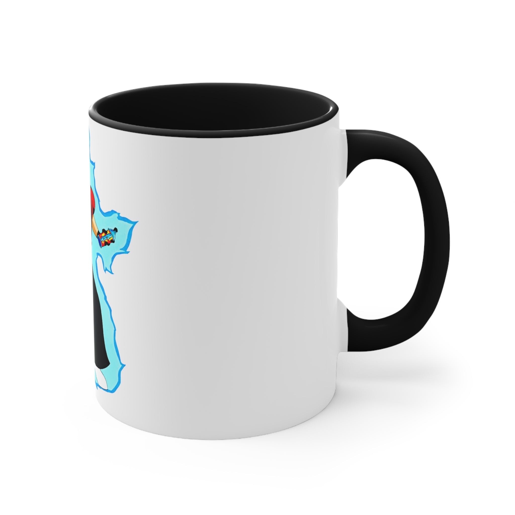 Energy Sorcerer Accent Mug — Mystical Cosmic Coffee Cup