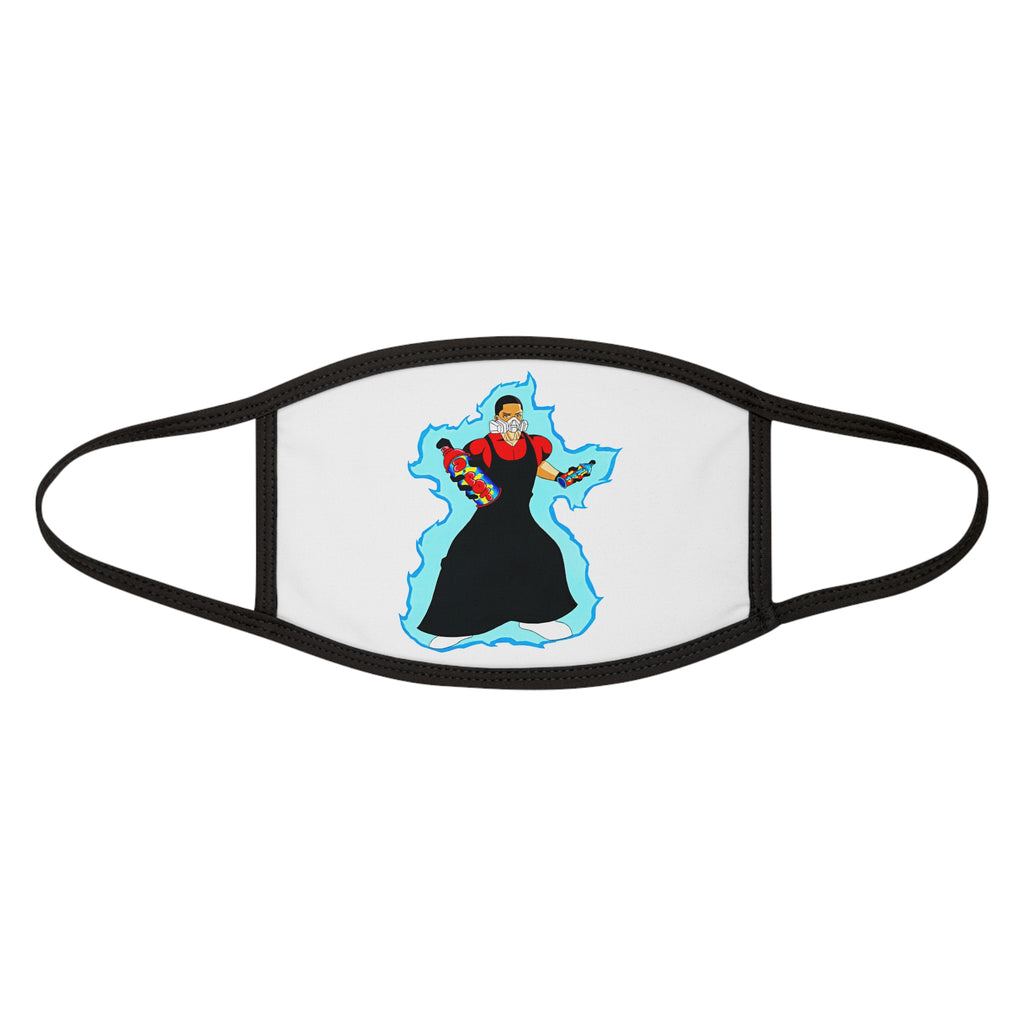 Witchy Woman Graphic Face Mask — Retro Spellcaster Halloween Design