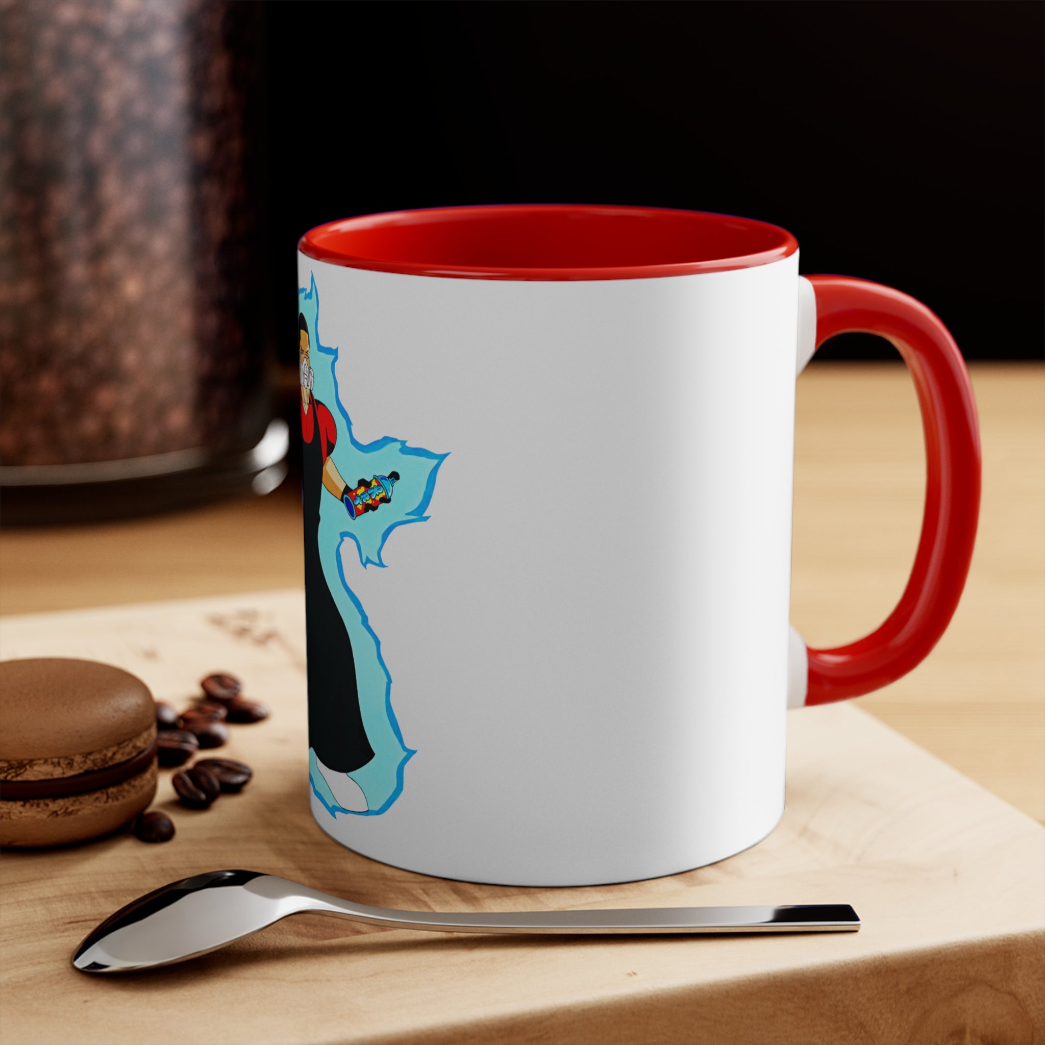 Energy Sorcerer Accent Mug — Mystical Cosmic Coffee Cup