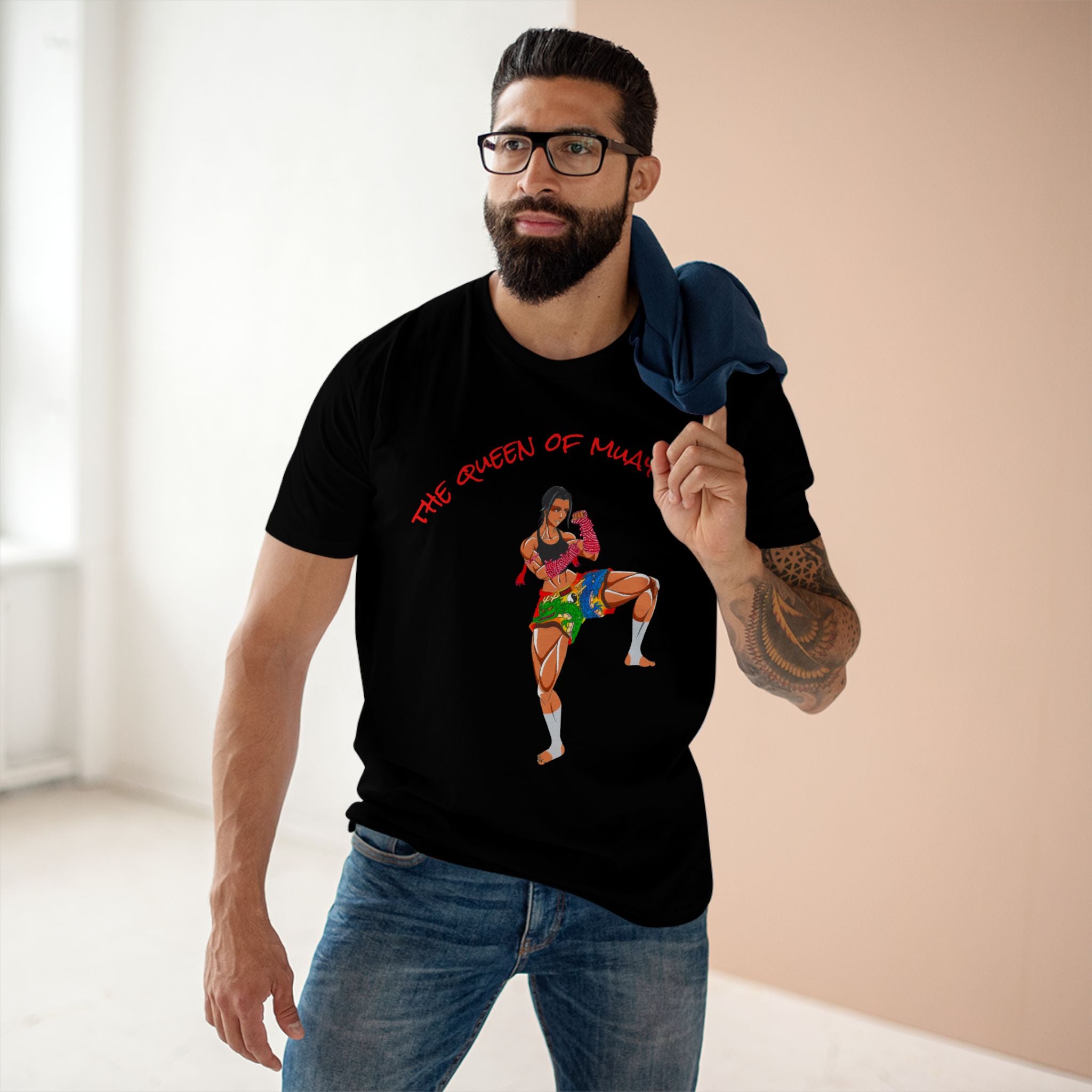 The Queen Of Muay Thai  Adult Staple Tee