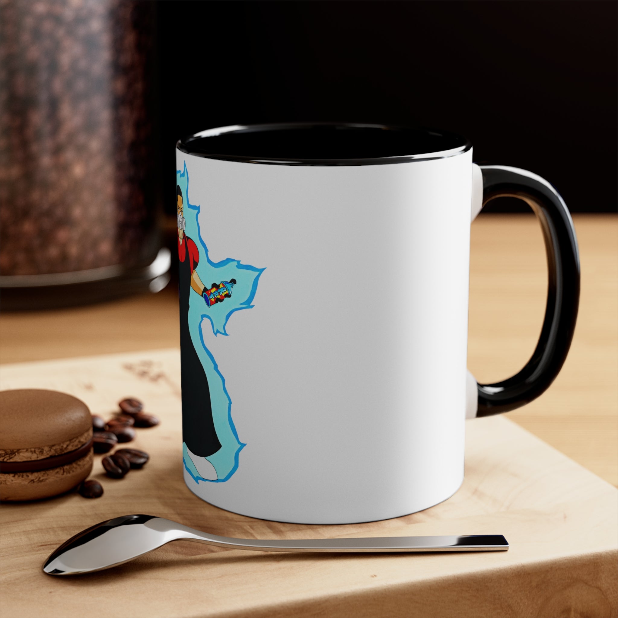 Energy Sorcerer Accent Mug — Mystical Cosmic Coffee Cup