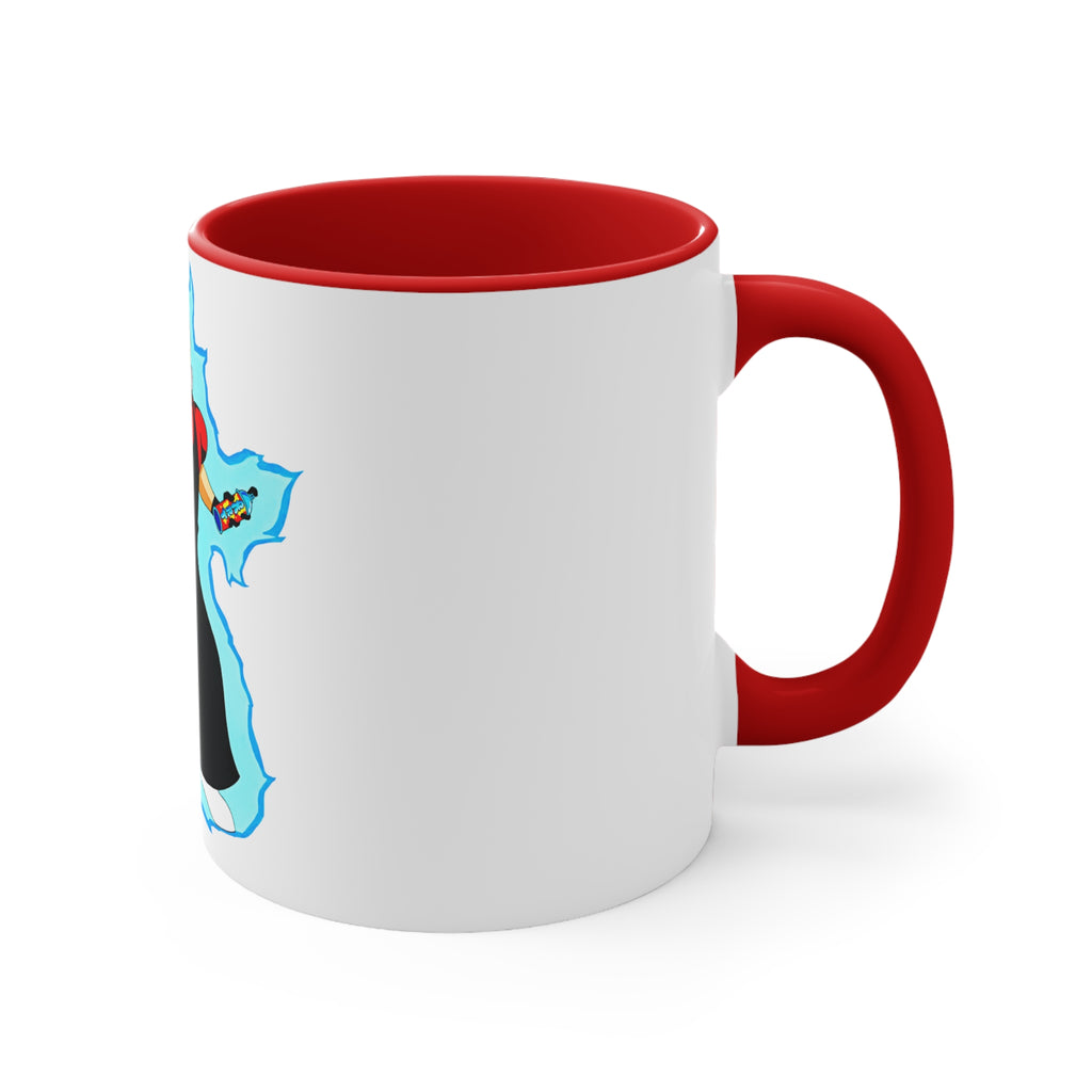 Energy Sorcerer Accent Mug — Mystical Cosmic Coffee Cup