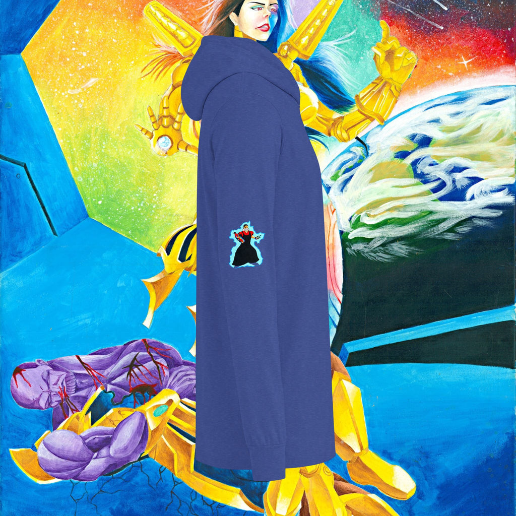 Cosmic Warrior Hooded Long-Sleeve Tee