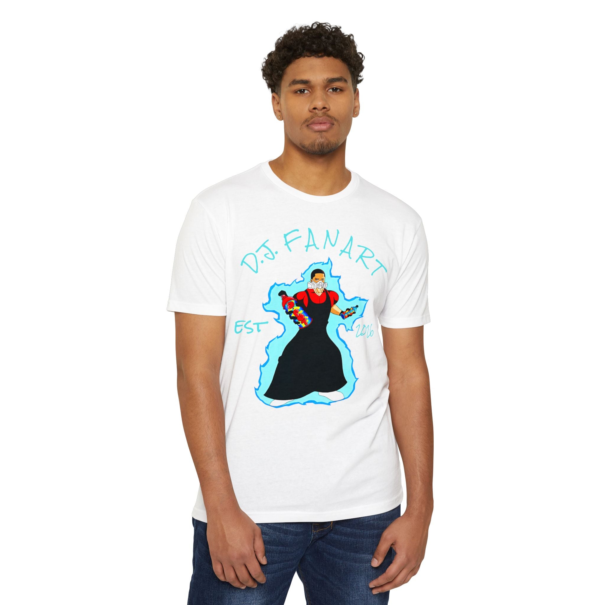 Dr. Fanart Graphic Tee — Retro Pop Art Doctor Design Unisex T-Shirt (Est. 2016)