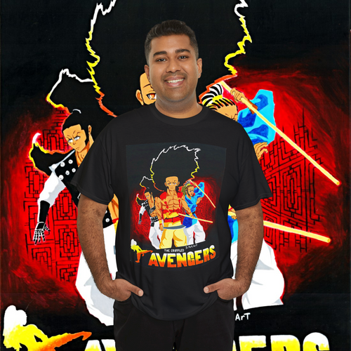 Avengers Retro Poster Graphic Tee — Marvel Fan Art Unisex T-Shirt