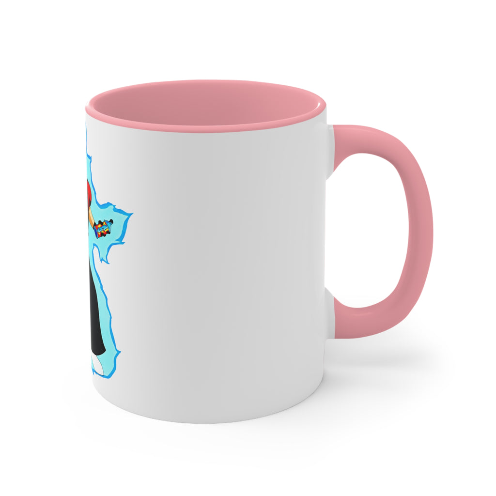 Energy Sorcerer Accent Mug — Mystical Cosmic Coffee Cup