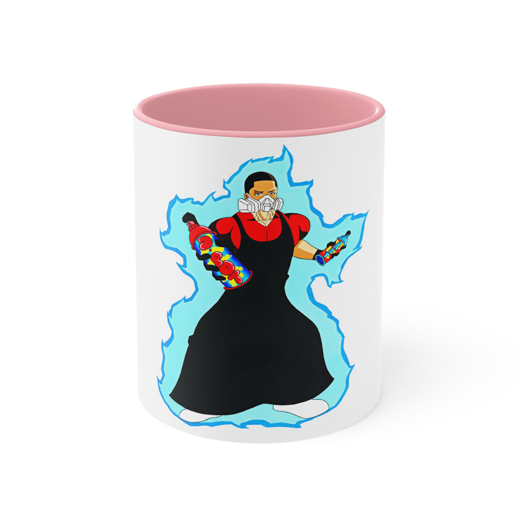 Energy Sorcerer Accent Mug — Mystical Cosmic Coffee Cup