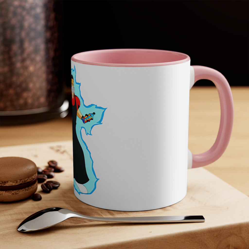 Energy Sorcerer Accent Mug — Mystical Cosmic Coffee Cup