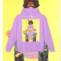 Retro Pop Art Hoodie —Lemon Pound Cake & Meme Graphic Pullover