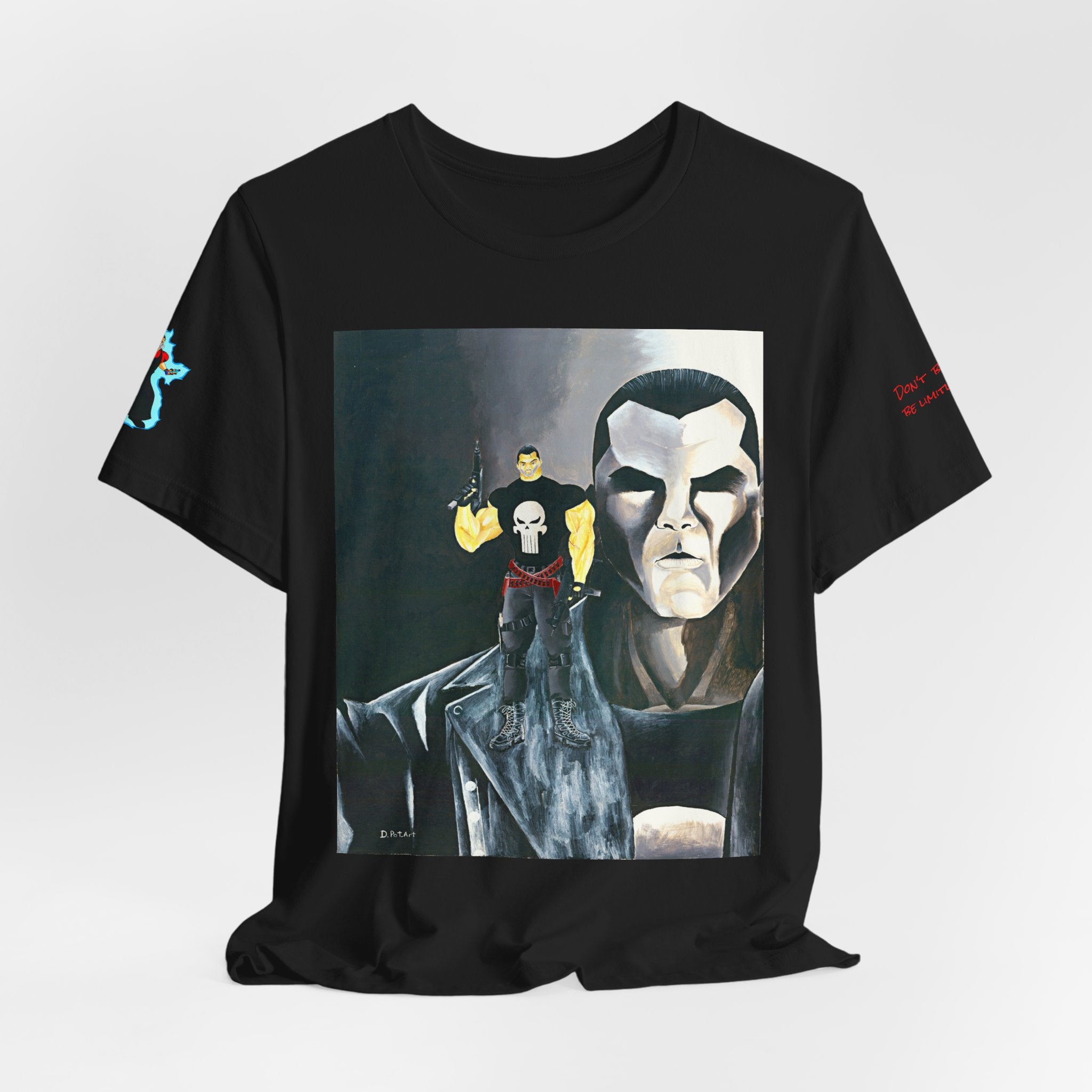 The Punisher Graphic Tee — Bold Marvel Fan Art Unisex T-Shirt