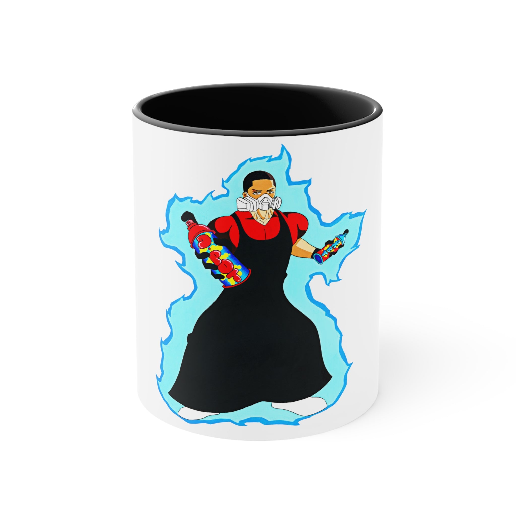Energy Sorcerer Accent Mug — Mystical Cosmic Coffee Cup