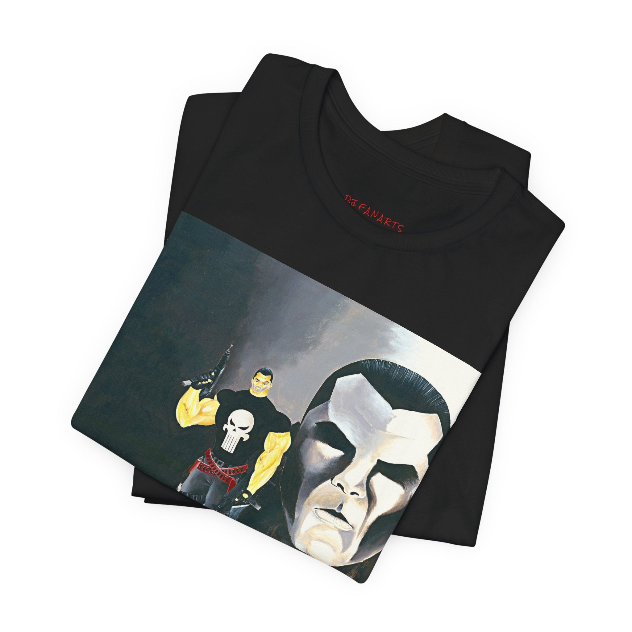 The Punisher Graphic Tee — Bold Marvel Fan Art Unisex T-Shirt