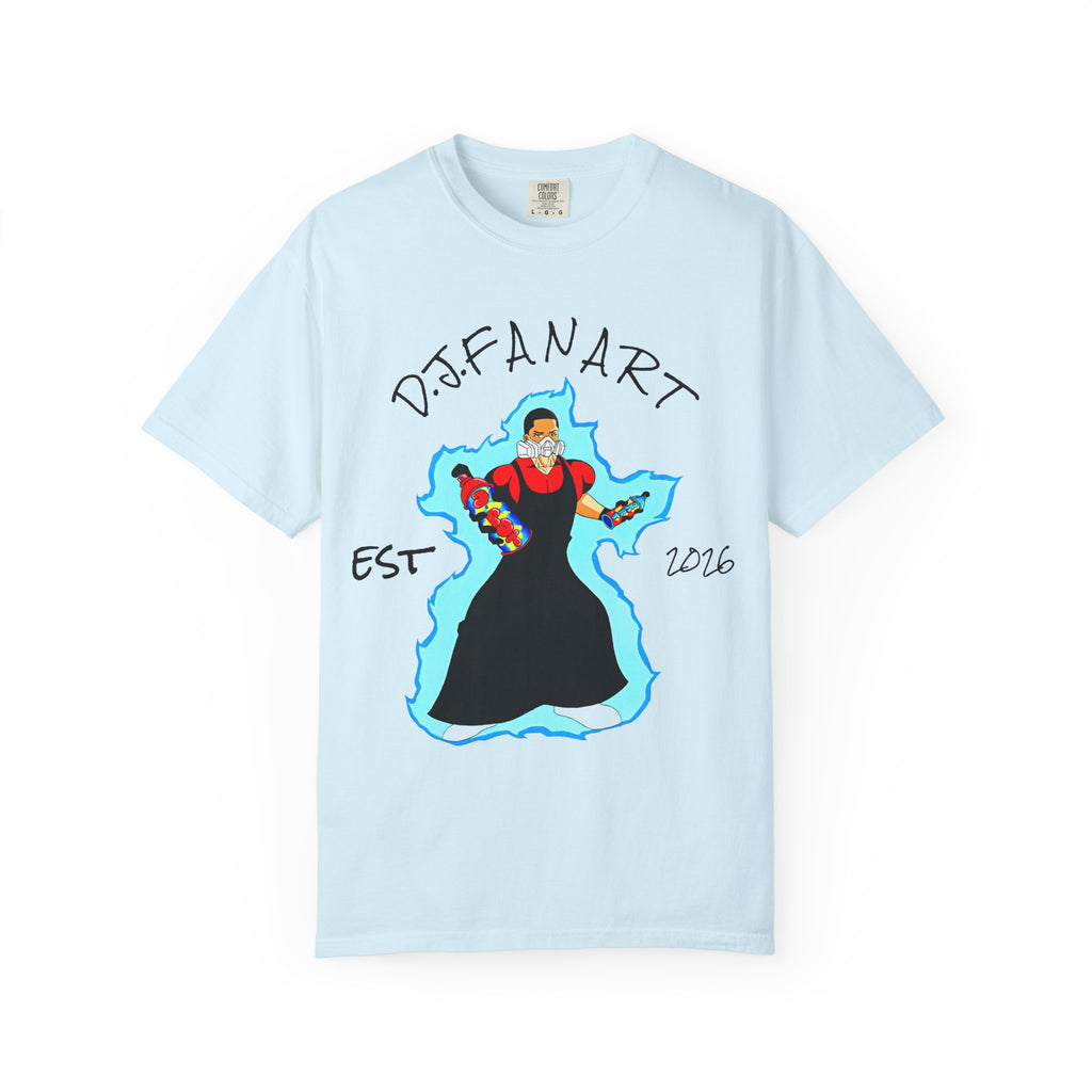 DJ Fan Art Graphic Tee — DJFANART EST 2026 Unisex T-Shirt