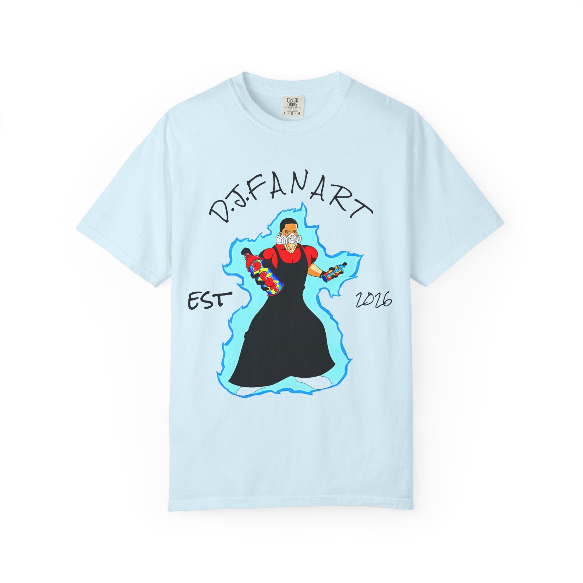 DJ Fan Art Graphic Tee — DJFANART EST 2026 Unisex T-Shirt
