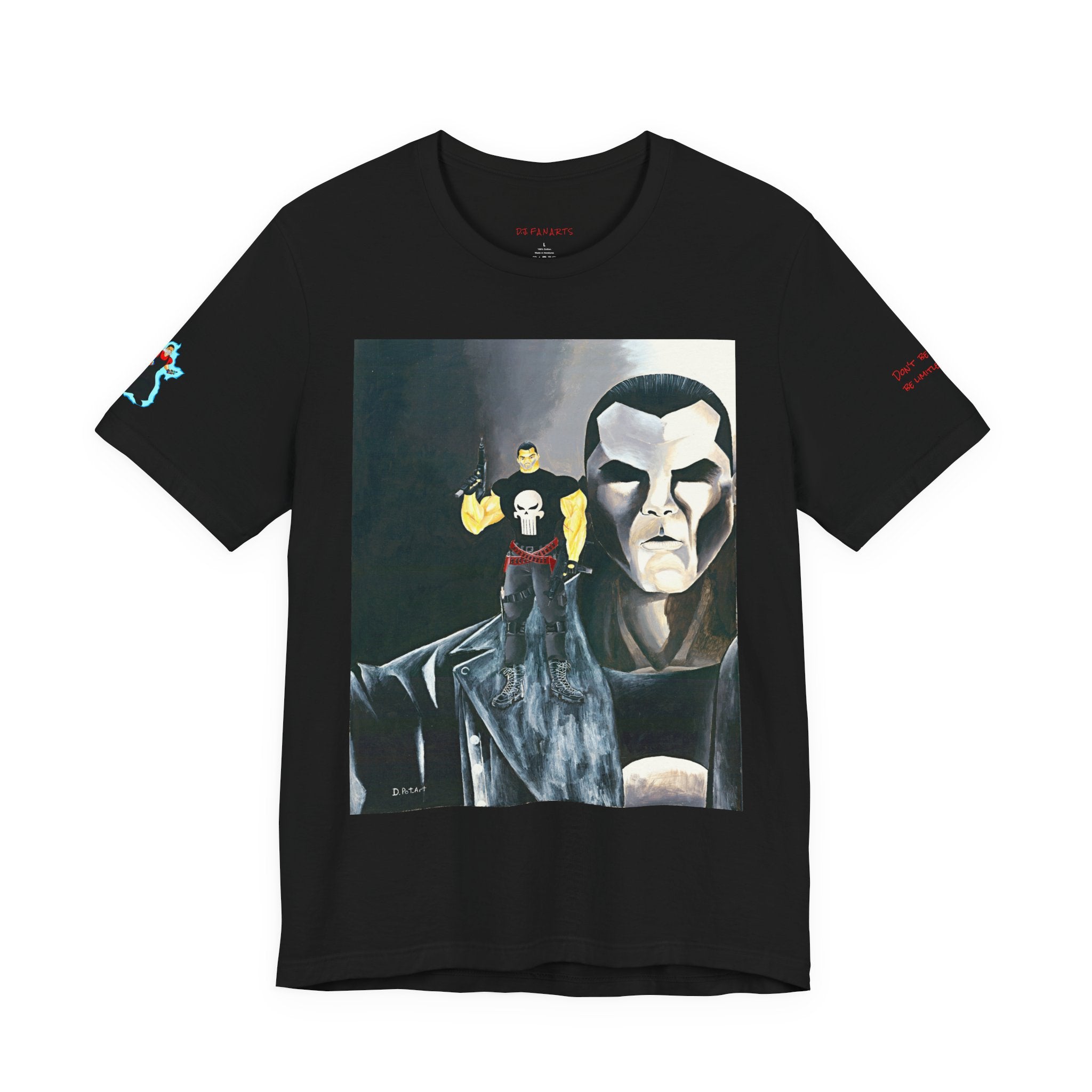 The Punisher Graphic Tee — Bold Marvel Fan Art Unisex T-Shirt