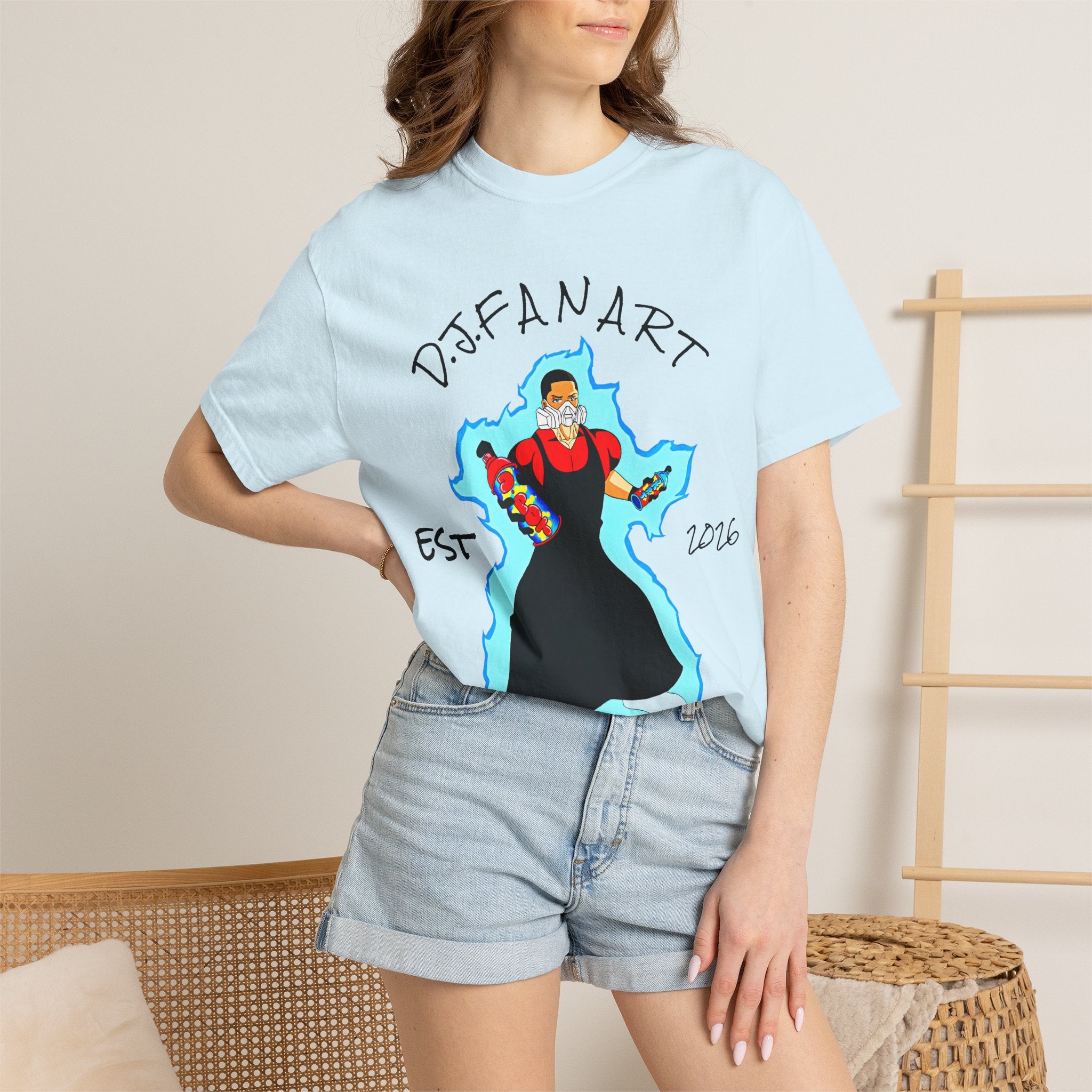 DJ Fan Art Graphic Tee — DJFANART EST 2026 Unisex T-Shirt
